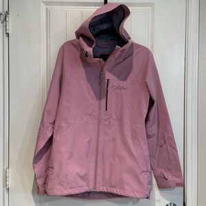 Flylow Ski Shell Jacket Pink Waterproof
Hooded Snowboard Womens M
